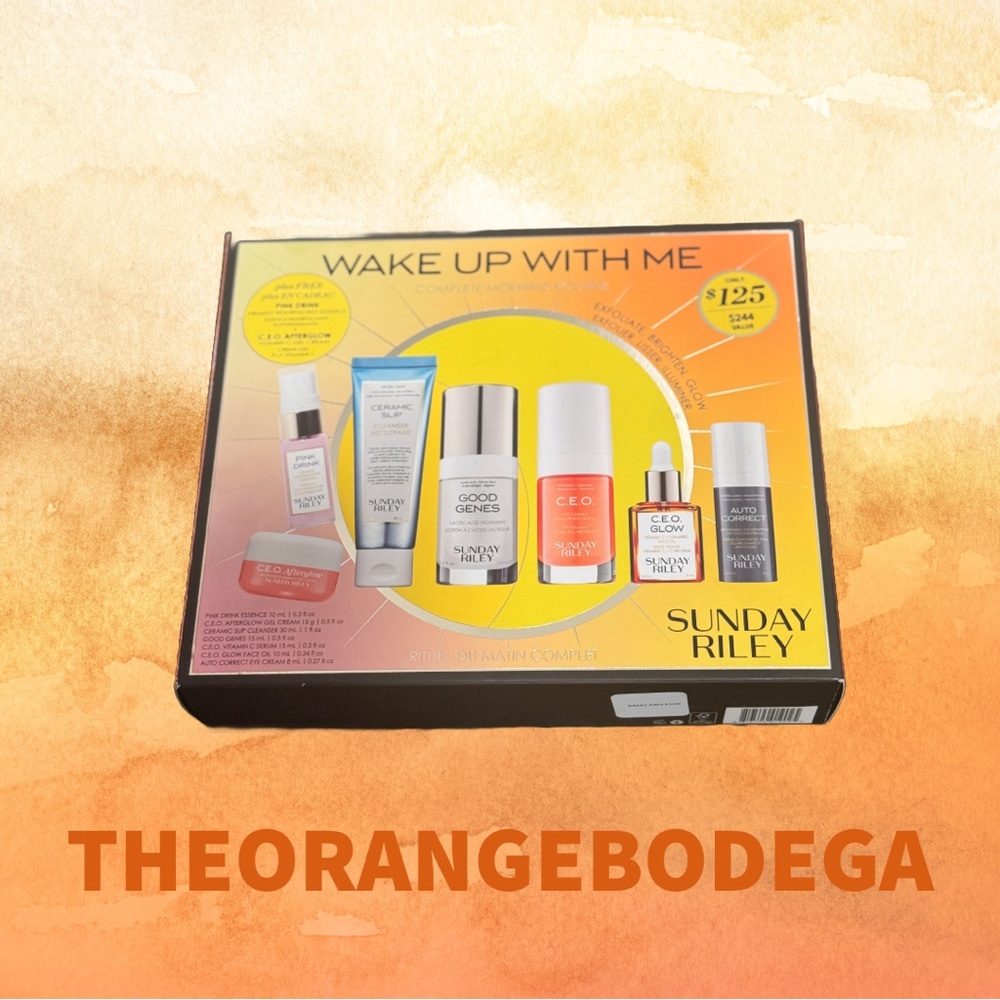 Sunday Riley Wake Up With Me Skincare Set